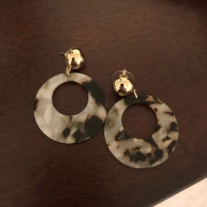 Tortoise earrings